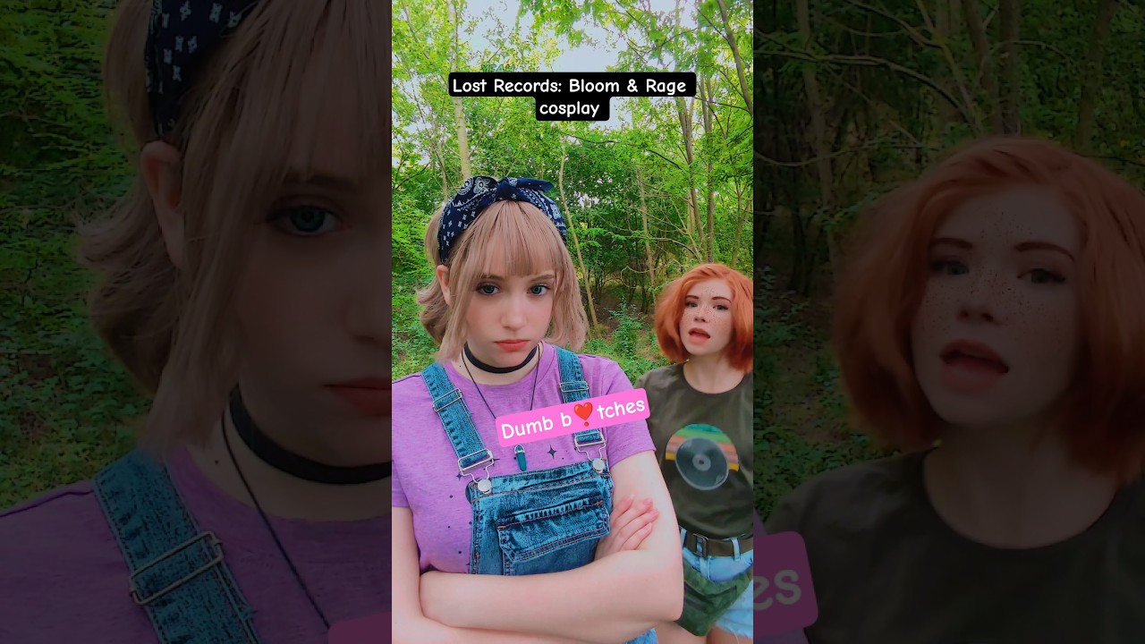 Yea I am a dumb b❣️tch | Kat & Swann @nikkihatsunecosplay Lost Records #cosplay #shorts