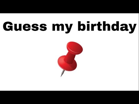 Guess my birthday month and get pinned YouTube