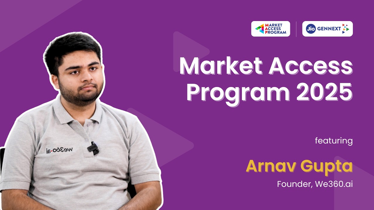 Founder Talks | MAP Cohort 2025 | Arnav Gupta of We360.ai - YouTube