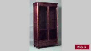 Antique Austrian Bentwood Armoire Cabinet With 2 Grill