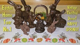 2026 VINTAGE EASTER DECOR HOME TOUR No.1, Goodwill Thrifted Spring & Easter + Vintage Beaded Purses!
