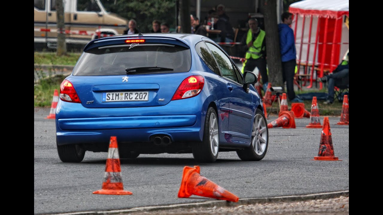 207 R Cup 1. Wertungslauf Peugeot 207 RC Cup - Slalom MSC Nahetal 05.10.2014 ...