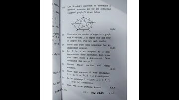 MDU MSc 3 rd semester Mathematics advanced discrete mathematics 2021