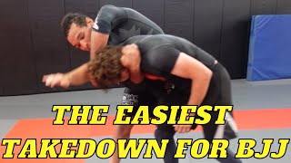 THE EASIEST TAKEDOWN FOR BJJ | SLIDEBY TAKEDOWN