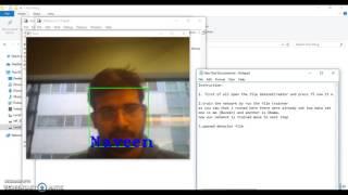 Face Recognition with Python 2.7.13 and OpenCV 2.4.11 using LBPH Algorithm