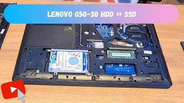 HDD swap to SSD in the Lenovo G50-30 laptop