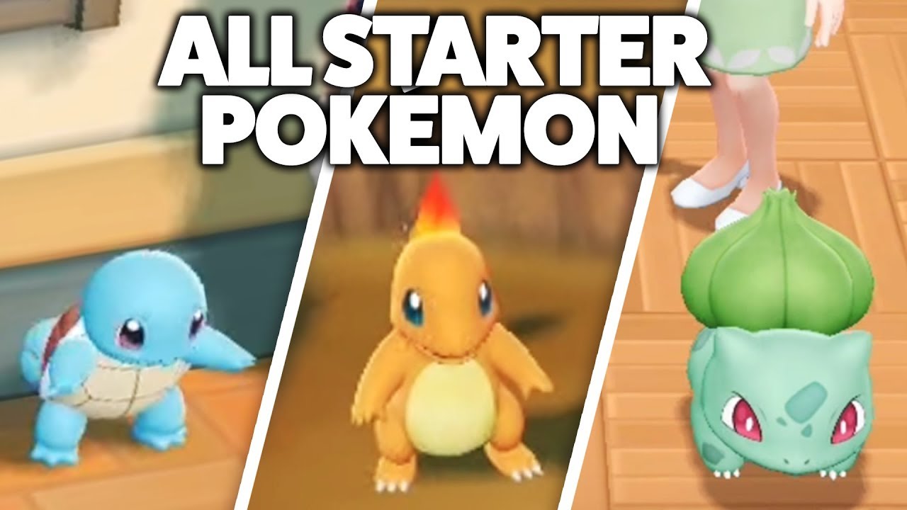 All Starter Pokemon Locations In Pokemon Let S Go Pikachu Eevee Youtube