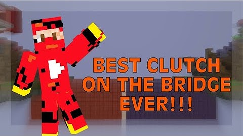 BEST CLUTCH ON THE HIVE BRIDGE!!! Minecraft #gaming #Hive