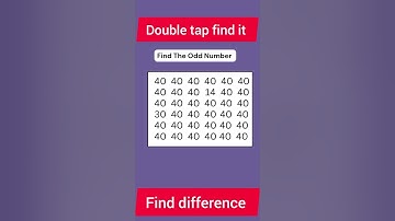 Find 14 in 40 🤯 | Genius Puzzle Challenge | Can You Spot It? 🔥