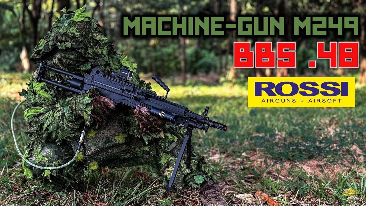 APELAÇÃOOOO EM CAMPO🚫 M249 ROSSI ‼️ PROJETO HPA🚫 BBS.48