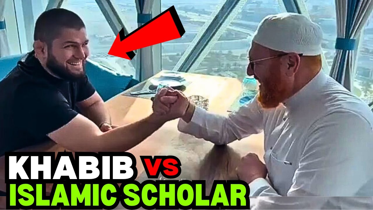 Khabib Nurmagomedov Arm Wrestles An Islamic Scholar (VIDEO) YouTube