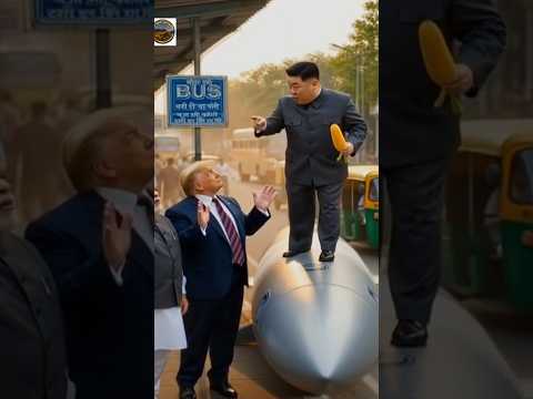 AI Comedy: जब किम ने मिसाइल को ऑटो बना दिया | मोदी और ट्रंप हैरान 😂