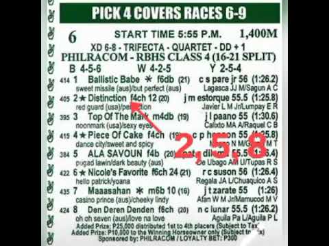 May 21, 2023...MMTC Sun Dancer karera tips...