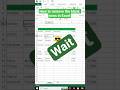 How to remove the blank rows in excel 🤯