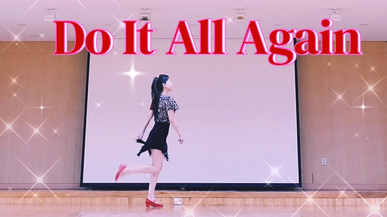 Do It All Again linedance 두 잇 올 어게인 라인댄스 | Improver 초중급 - YouTube