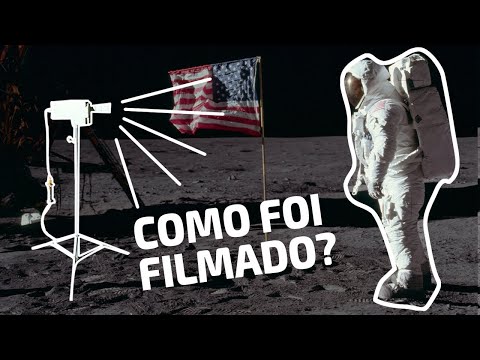Como o pouso na lua foi filmado?