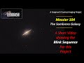 A Blink Analysis for my Messier 104 - The Sombrero Galaxy Imaging Project