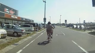 恐怖の自転車BBAｗ