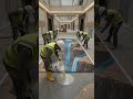 Mesmerizing 3D Epoxy Floor Transformation | Satisfying Time-Lapse #interiordesign