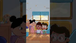 Rain Stopped! 😄 EMoMee Can't Wait to Play Outside! 🌈 #shorts #kidsvideo
