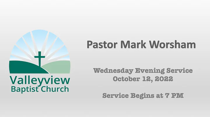 Midweek Bible Study ~ Pastor Mark Worsham