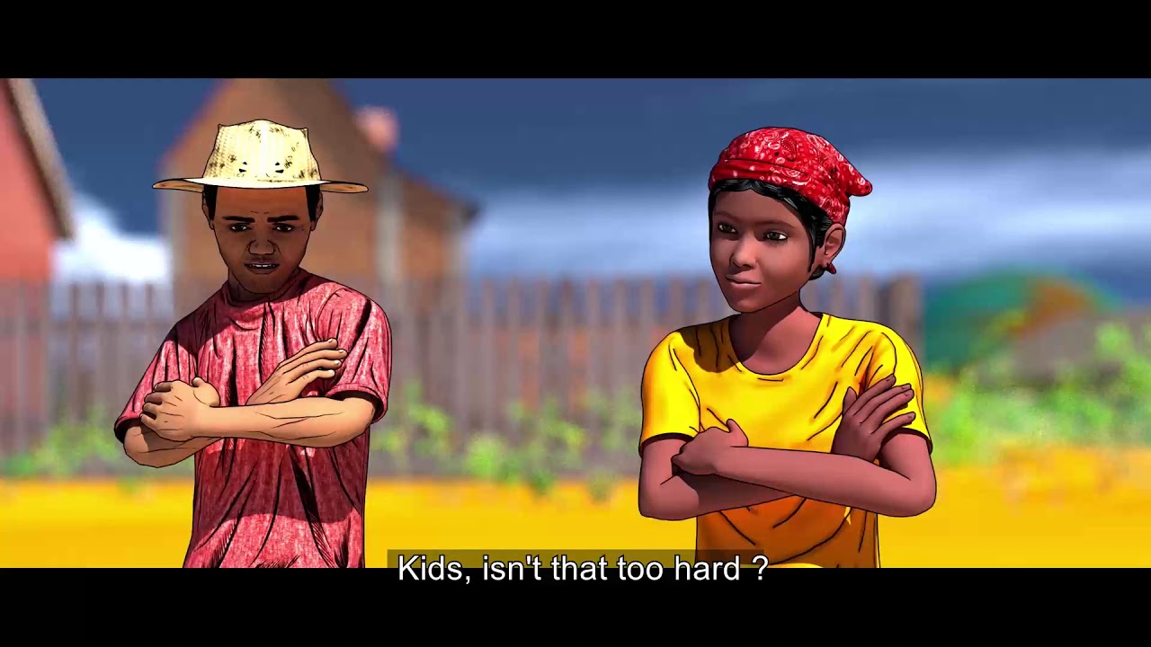 Cartoon 3D "Best practices towards sustainable agriculture"