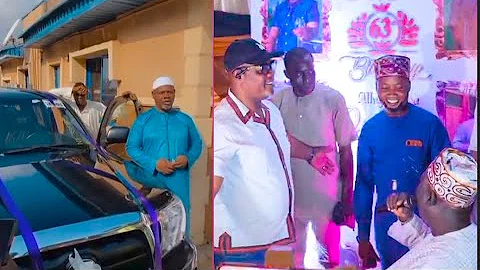 Yoruba Actor Yinka Quadri Almost In Tears As They Surprise Him With A Brand New SUV On His Birthday