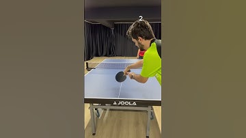How to respond to a chop serve in table tennis 🏓 #pingpong #chop #serve