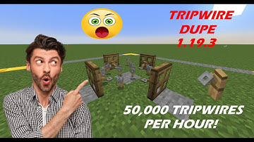 *FASTEST* 1.19.3 TRIPWIRE DUPE Java,MCPE,Xbox,Windows,Switch,PS,Bedrock