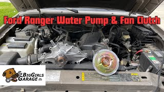How To Replace Water Pump & Fan Clutch On Ford Ranger 1998 - 2011 V6 3.0