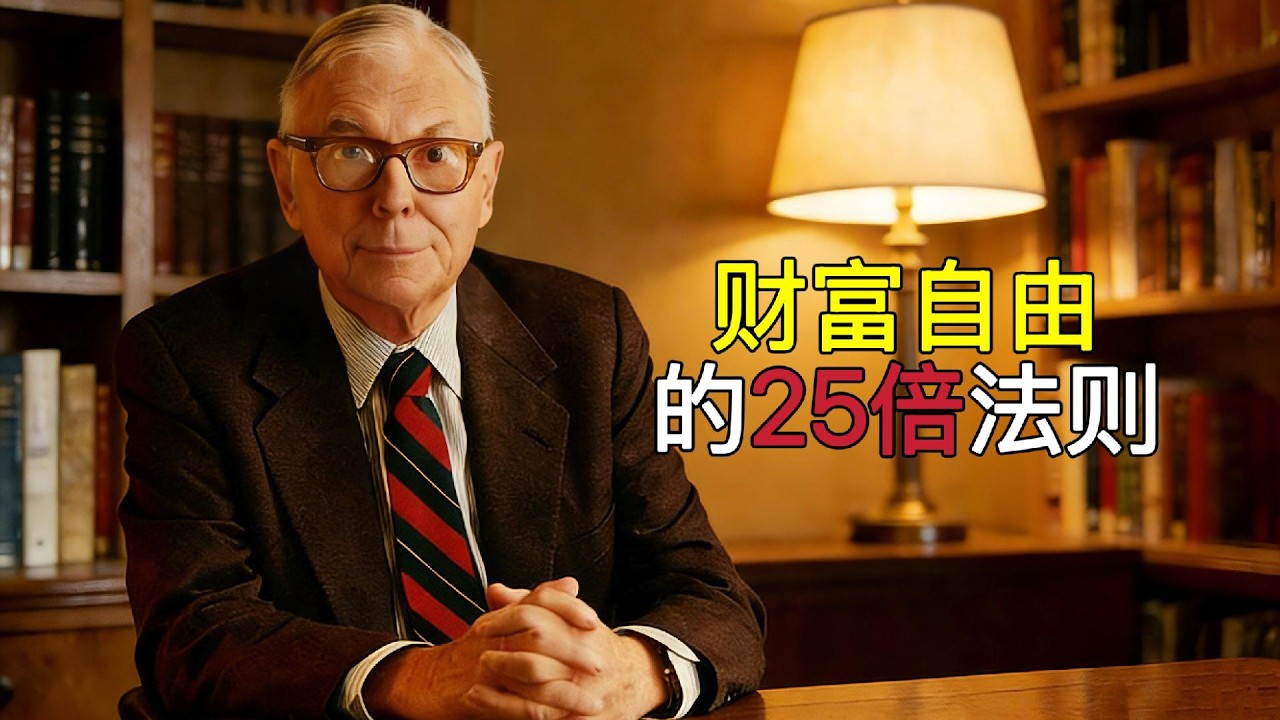 查理芒格的智慧：财富自由的25倍法则