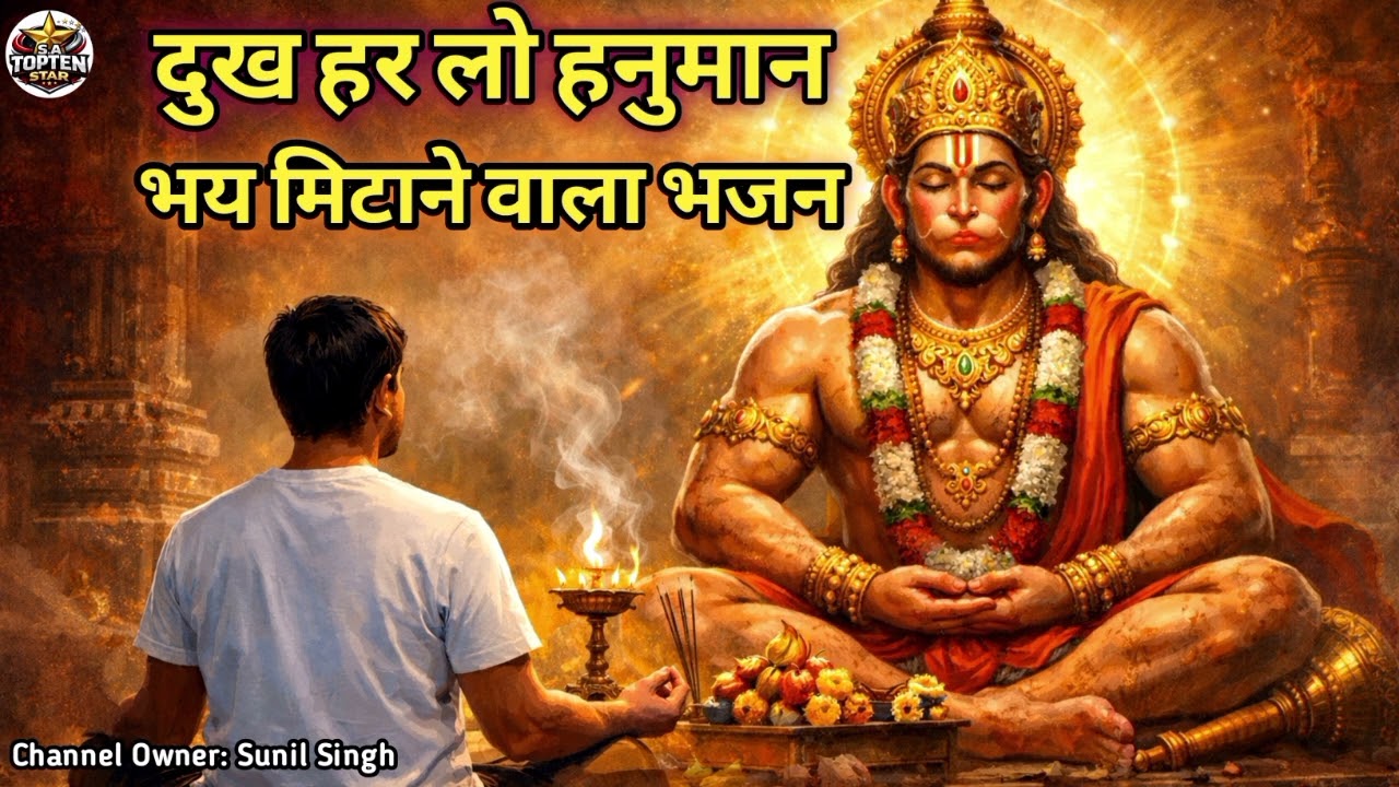 Dukh Har Lo Hanuman 🙏 | Fear Removing Hanuman Bhajan | Om Shri Hanumate Namah