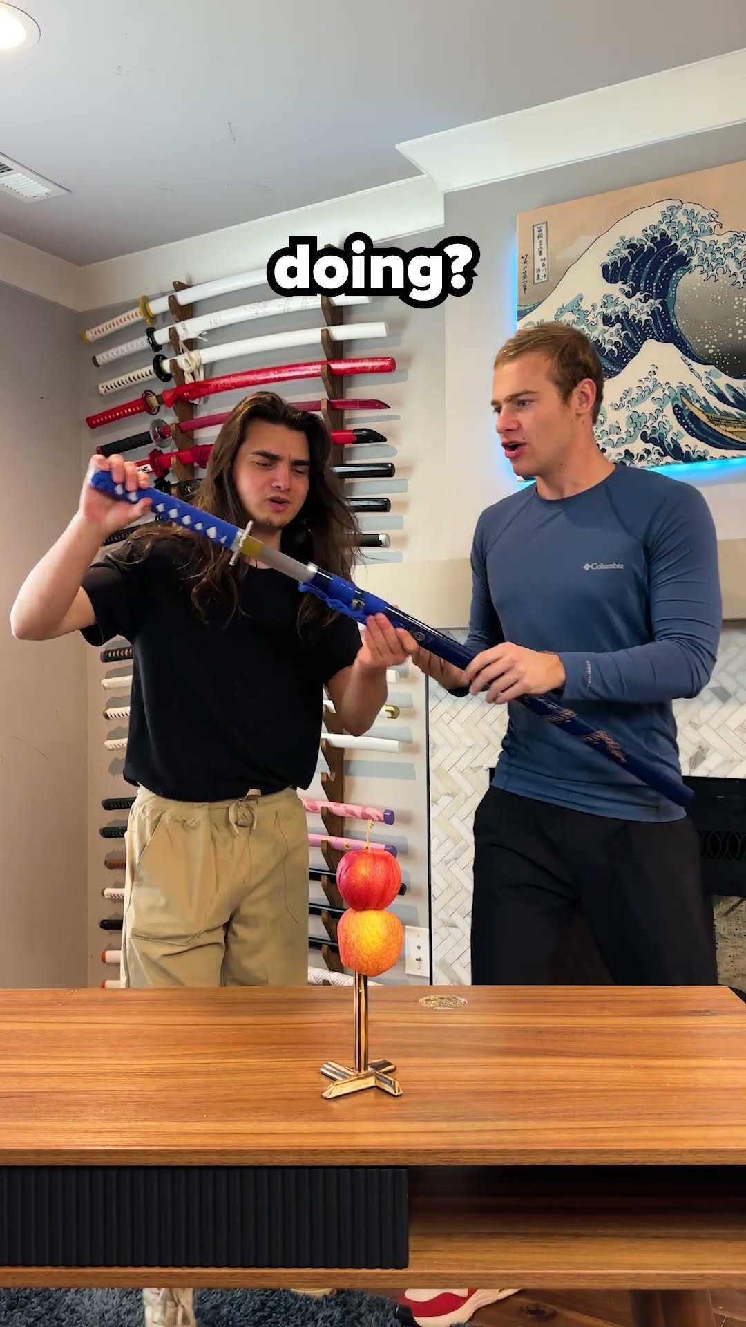 We've mastered our slicing with a dull sword technique