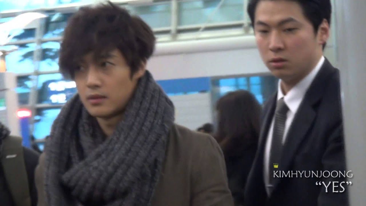 [fancam] 130125 Kim Hyun Joong(김현중)@Incheon Itnl' Airport