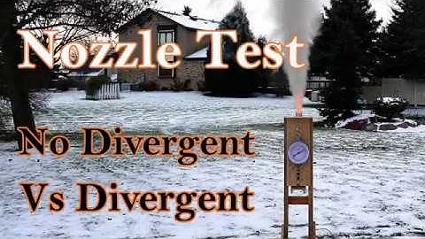 Nozzle Comparison - divergent Vs no convergent
