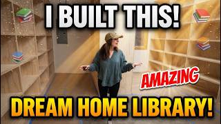 I Turned My Garage Into The Most Beautiful Home Library!