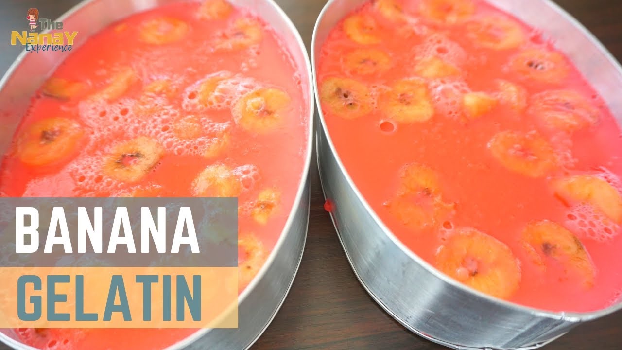 Banana Gelatin Recipe YouTube