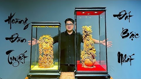 🔥 Tuyệt Tác Gỗ Hoàng Đàn Tuyết – Di Lặc & Đạt Ma | Tượng Gỗ Độc Nhất