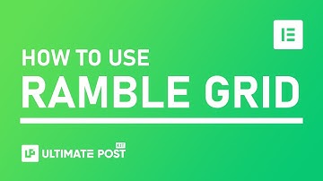 How to Use Ramble Grid Widget by Ultimate Post Kit in Elementor | BdThemes Tutorial