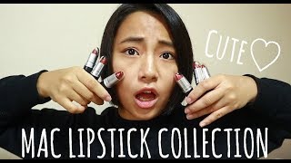 【MAC】マック リップ紹介！！１０本つけ比べ！MAC LIPSTICK COLLECTION♡