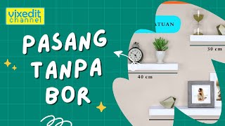 Rak Dinding Tempel Minimalis Ini Bikin Ruangan Jadi Aesthetic Banget A Butuh 5 Menit Pasangnya