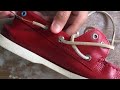 How to Relace Sperry and other Boat Shoes (Easy Way)