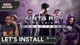 Let's Install - Saints Row: The Third Remastered [PlayStation 5]