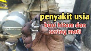 solusi mengatasi busi hitam dan cepat mati