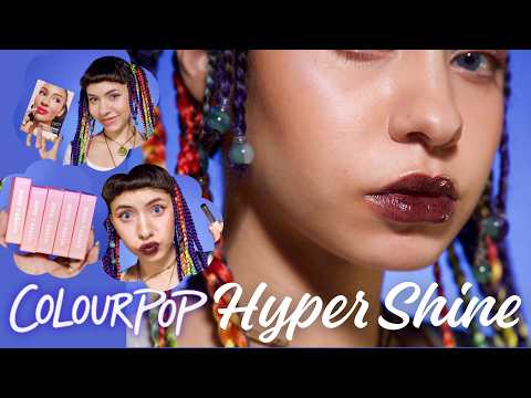 Testing ColourPop Hyper Shine ✨ Best Glossy Lipsticks?💄