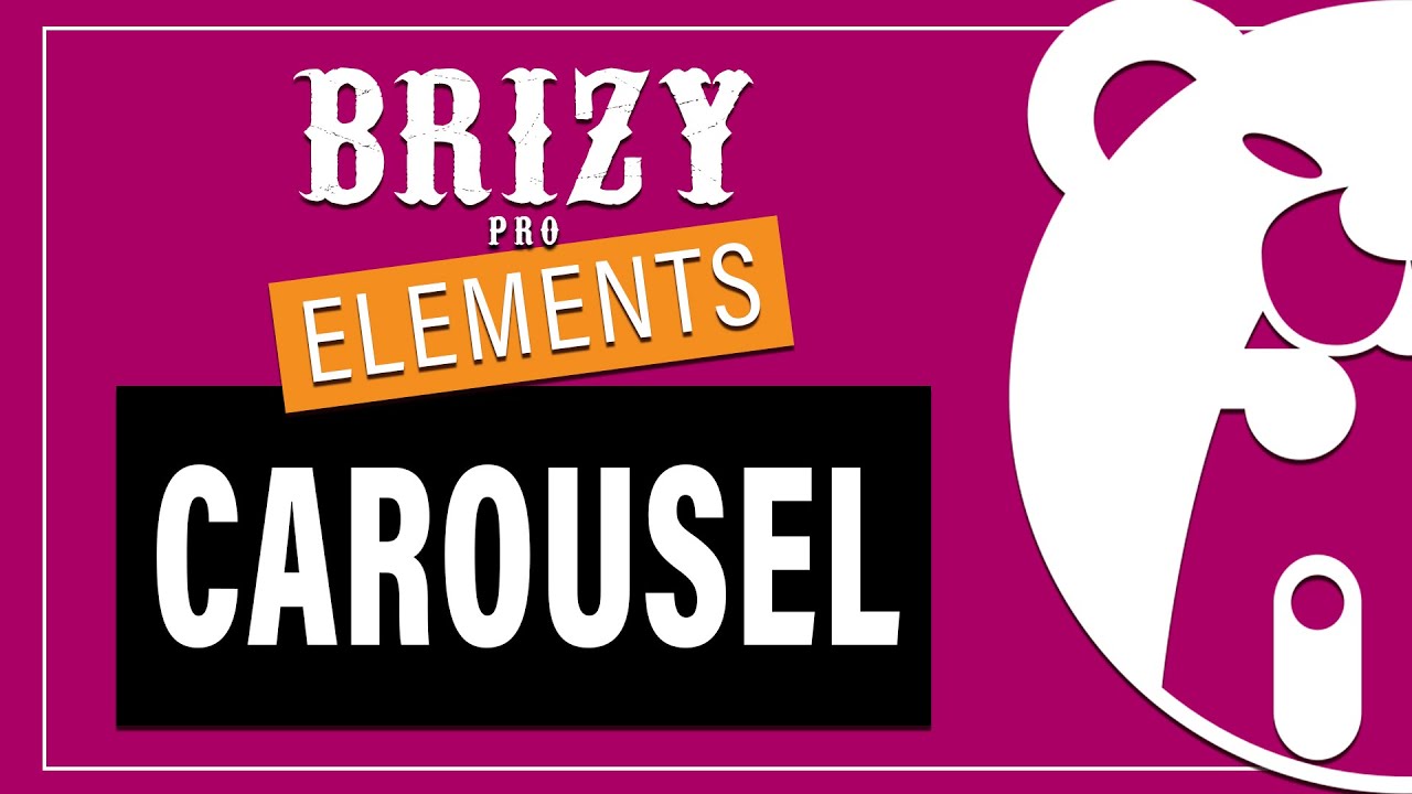 Brizy PRO Elements | Carousel - YouTube
