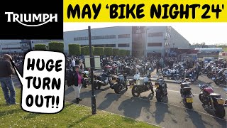 Thrilling May 2024 Bike Night at Triumph HQ
