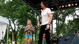 Isabella On Stage With Rick Springfield Part 2
