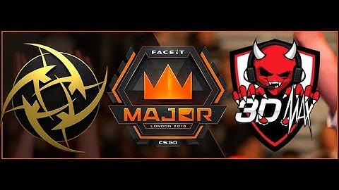 CS:GO - NiP vs 3DMAX - Europe Minor Closed Qualifier - FACEIT Major 2018 - Map1