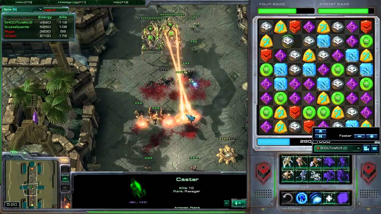 StarJeweled: one of the many Starcraft II modding famous games (credits: Total Biscuit)